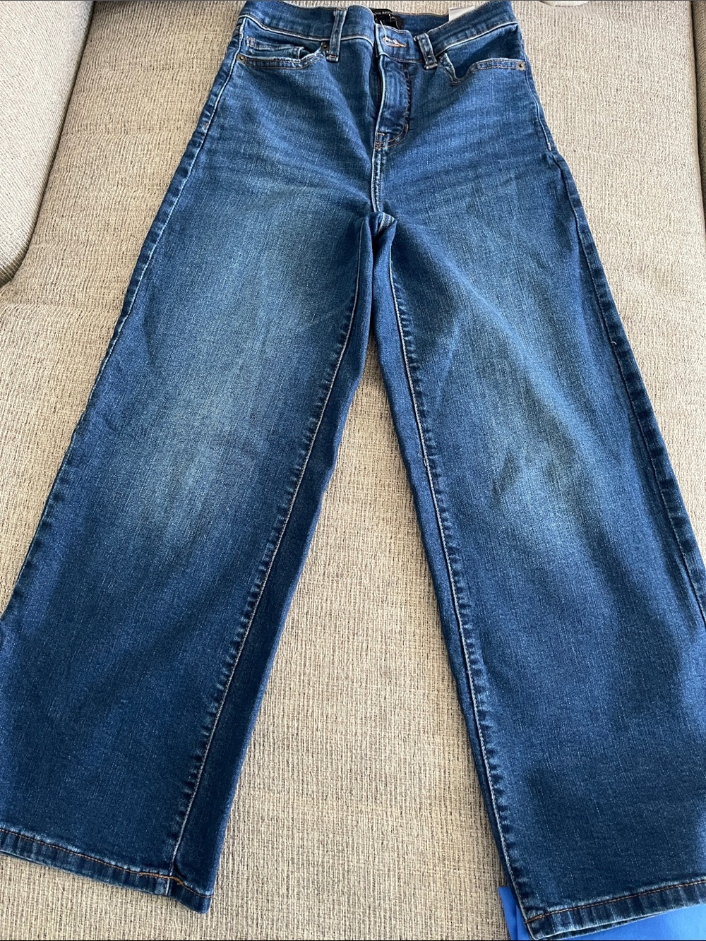 Banana Republic Medium Blue Wide-Leg Jeans